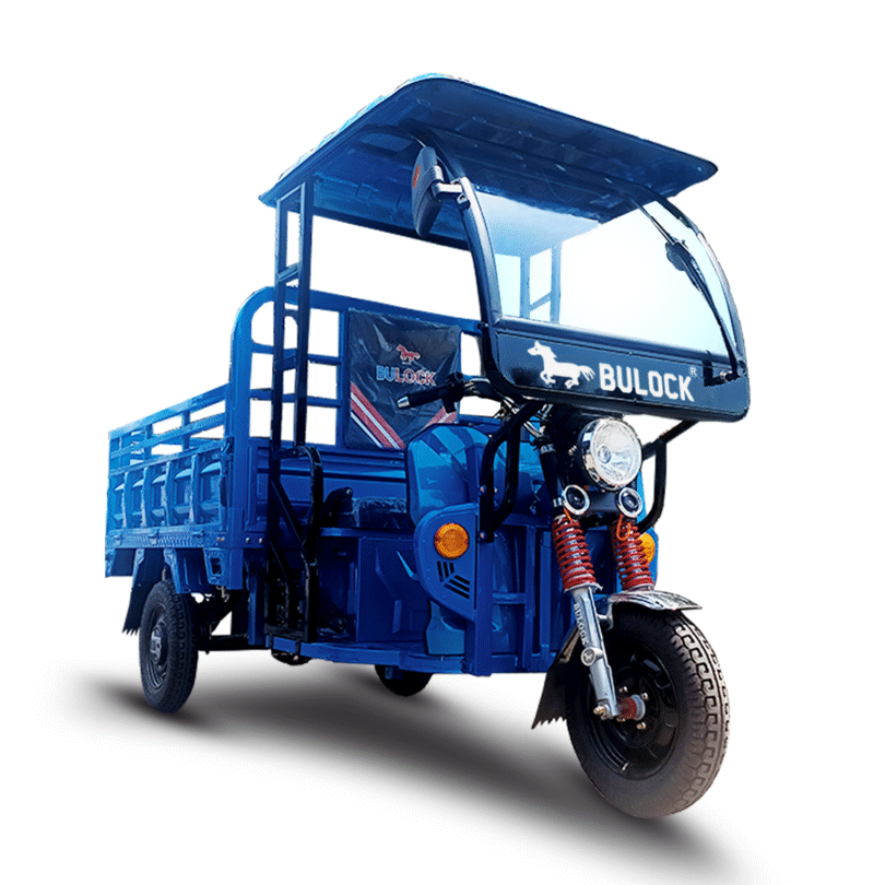 Eco-friendly e-rickshaw for urban transport Battery-powered e-rickshaw ready for passengers